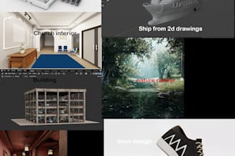 create accurate 3d models from cad or reference images
