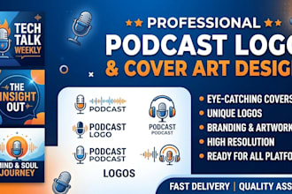 design podcast logo podcast cover art podcast branding podcasts podcast artwork