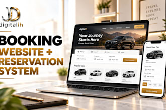 build a professional booking website and custom reservation system