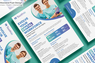 design professional flyers, brochures and marketing materials