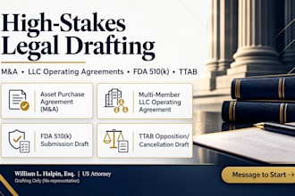 draft a ttab trademark opposition brief or cancellation petition