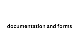 setup crm documentation and forms