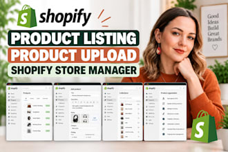 do shopify product upload shopify product listing