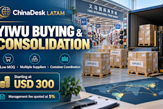 coordinate your yiwu purchases and container consolidation