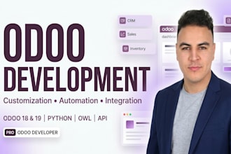 do odoo setup and odoo customization as a python erp developer for odoo website