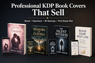 design amazon KDP book cover ebook cover paperback kindle cover christian book