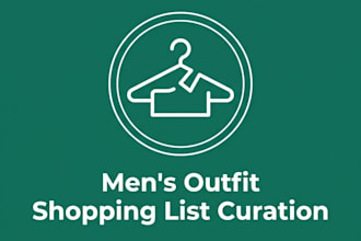 curate a mens outfit shopping list for any occasion