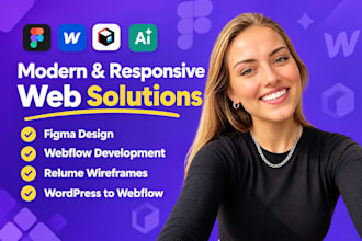 design a relume webflow ai website developer design wordpress migration figma
