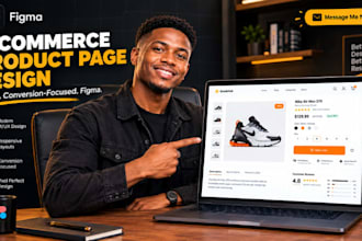 design an ecommerce product page in figma