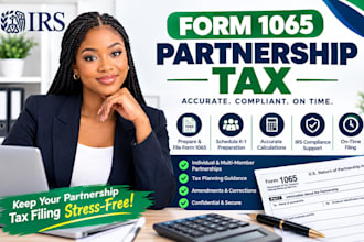 prepare form 1065 and schedule k1 for your partnership tax return