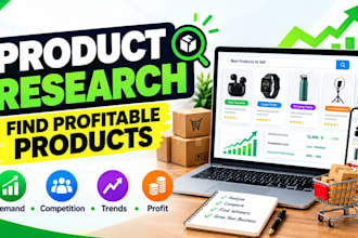 do ecommerce product research and find profitable products