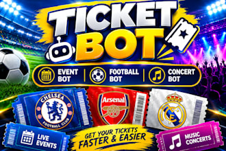 develop football ticketng agent on chelsea, real madrid arsenal and queue assist