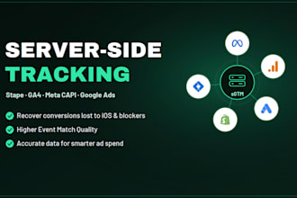 setup server side tracking with stape ga4 meta capi google ads
