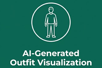 create an ai generated visual of your outfit styled on a model