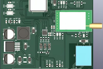 design rf pcb, esp32, stm32, antenna, high speed pcb, lora and multilayer pcb