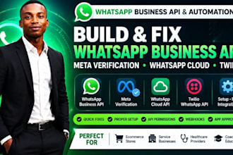 build whatsapp business API meta verification whatsapp cloud twilio whatsapp api