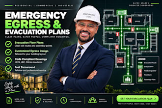 design professional emergency evacuation and fire escape plans
