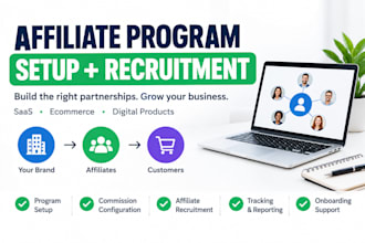 set up and recruit affiliates for your affiliate program