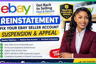 reinstate your ebay seller account verosuspension appeal mc011 mc999 ipviolation