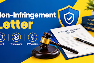 do amazon non infringement letter for patent, trademark, ip violation