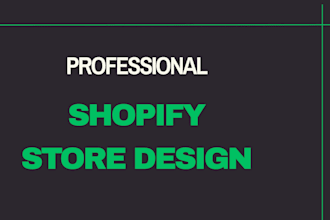build a professional shopify store