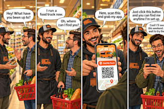 build a food truck website with your menu and where you are parked