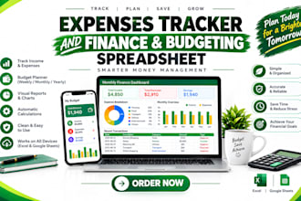 create an expense tracker spreadsheet for personal finance and budgeting
