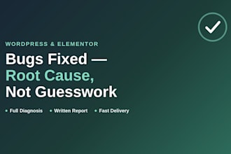 troubleshoot and fix your wordpress and elementor issues