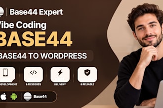 migrate base44 to wordpress, transfer your data and design