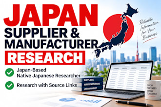 research japanese suppliers and manufacturers
