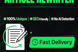 rewrite, rephrase article and blog post