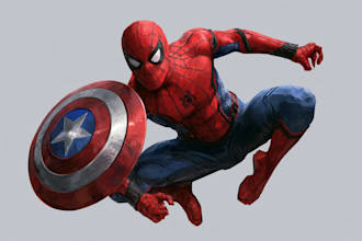 comic book illustration with comic book illustrator