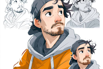 draw cartoon thumbnail any art style