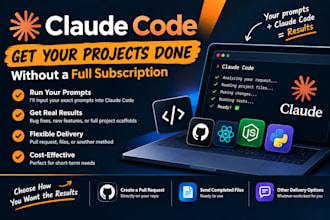 run your prompts in claude code