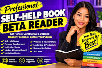 beta read self help book, personal development, motivational, inspirational book