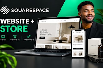 do squarespace website design, create wixsquarespace store, squarespace design