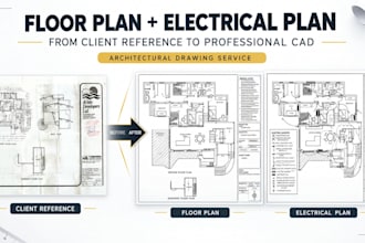 create professional architectural working drawings in autocad