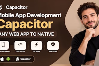convert base44 to capacitor, ios android app and publish it