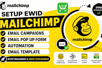ewid mailchimp email campaigns email pop up form automation and email template