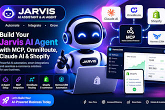 jarvis ai assistant jarvis ai hermes agent mcp omniroute claude ai shopify crm