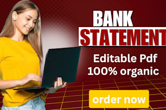 reconcile bank statement PDF to editable format
