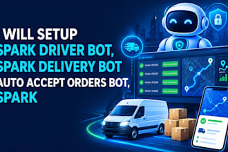 setup spark driver bot, spark delivery bot auto accept orders bot, spark