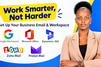 setup google workspace microsoft office dynamics 365 zoho mail proton mail email
