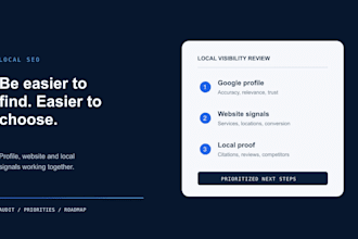 improve your local SEO and google visibility