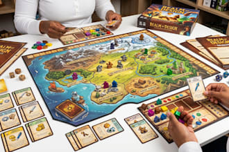 board game design, card game creation, and tabletop prototyping
