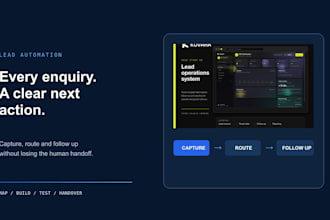 set up lead capture and follow up automation for your business