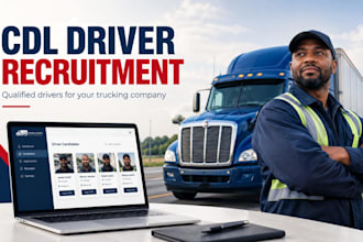 recruit qualified cdl truck drivers for your trucking company