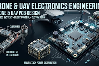 design drone electronics uav hardware and quadcopter pcb avionics systems