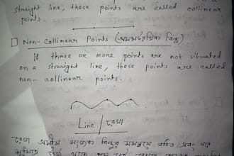 write neat bengali and english handwritten notes
