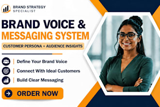 develop your brand voice, messaging strategy and ideal customer persona